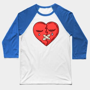 Broken heart Baseball T-Shirt